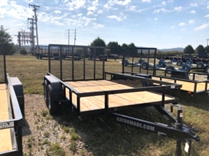 Utility Trailer 12ft Dual Tandem Utility Trailer 12ft Dual Tandem. With tall back gate 
