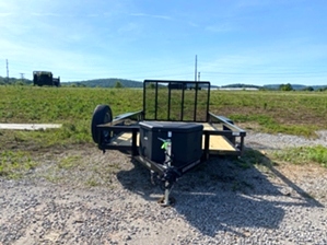 Utility Trailer 16ft Utility Trailer 16ft. 16ft tandem utility with spare tire and mounted tool box 