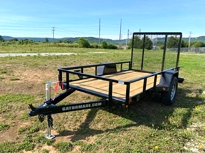 Utility Trailer 10ft Utility Trailer 10ft. 5x10 Gatormade utility trailer with spring assist tailgate 